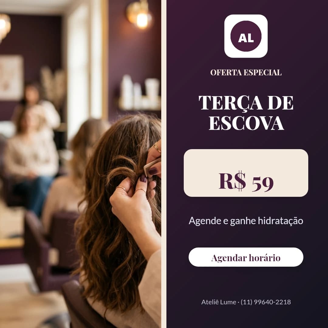 Exemplo de post — Salão de beleza