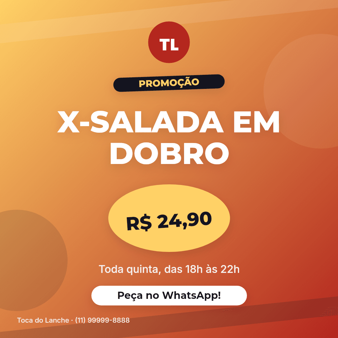 Exemplo de post — Lanchonete