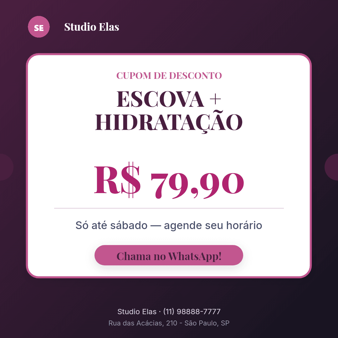 Exemplo de post — Salão de beleza